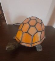 Tiffany teknős, teknősbéka asztali lámpa
