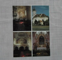 Régi magyar képeslap 3.: Balatonkeresztúr (templom)
