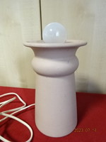 Magyar kerámia asztali lámpa, magassága 22 cm. Jókai.