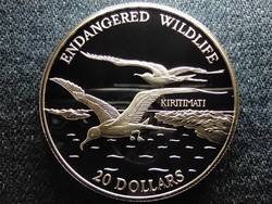 Kiribati Frigate .925 Silver $ 20 1992 pp (id62245)