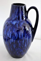 Nagyon szép, modern indigó-kék kerámia váza