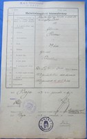 I. Vh katona halottvizsgálati bizonyítványa 1917 K u K Reservespital in Baja