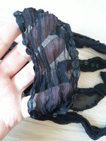 Glittery black ribbon (180 x 6 cm)