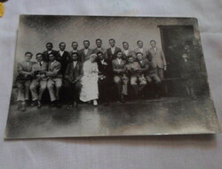 Vintage fotó 2.: régi esküvői fénykép, Bács-Kiskun (1940-es évek)