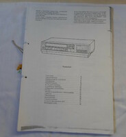 Old retro document 8: Seltron vh 600 rc VCR, video cassette player user manual