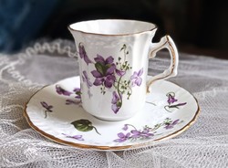 Hammersley angol porcelán ibolyás csésze Victorian Violets