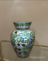Italian mid-century ceramic vase marked Fratelli fanciullacci