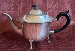 Antik ezüstözött teás kanna, kancsó (L3921)
