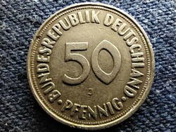 Németország NSZK (1949-1990) 50 Pfennig 1966 J  (id78438)