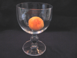 Large goblet with ball stem