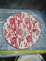 Art Nouveau large wall plate marked red 28 cm x 28 cm