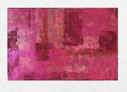 Pink Corner - 60x40cm abstract vászonkép