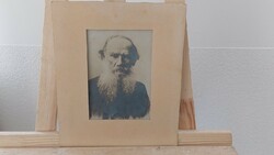 (K) Régi kép Lev Tolsztoj 15x20 cm (paszpartu nélkül)