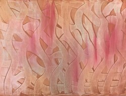 Pastell 60x40 abstract vászonkép