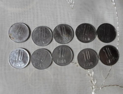 Romanian money - coin, 10 bani