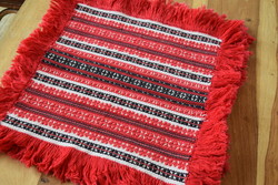 Old folk traditional woven napkin set 3 pcs 43 x 41 cm