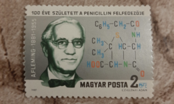Alexander fleming penicillin discoverer stamp