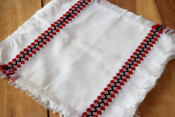 Old folk traditional woven napkin set 4 pcs 32 x 32 cm