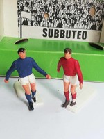 SUBBUTEO-Régi műanyag  mini focista figurák eredeti dobozukban