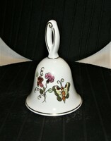 Zsolnay butterfly bell with butterfly pattern