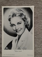Maria Schell  (aláírt képeslap)