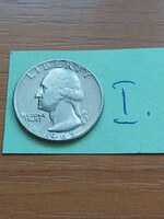 Usa 25 cents 1/4 dollar 1965 quarter, george washington #i