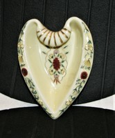 Old Zsolnay heart-shaped bowl