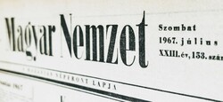 1965 October 7 / Hungarian nation / for birthday!? Original newspaper! No.: 23498