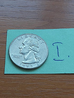 Usa 25 cents 1/4 dollar 1995 / d, quarter, george washington #i