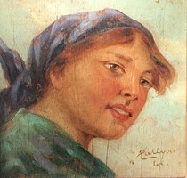 Pállya Celesztin festmény
