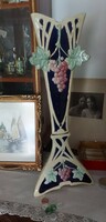 Extraordinary antique secession majolica vase 50 cm collector's item