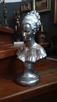 Sissi statue made of metal, contemporary rarity, height 36 cm.