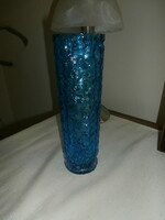 Vintage blue vase ingrid glass style??