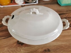 Marked porcelain soup bowl