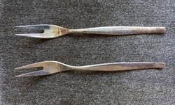 Bruckmann silver-plated serving fork