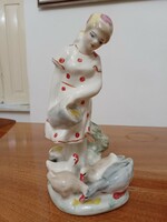 Polonne Ukrán szovjet porcelán nő figura ﻿1960-as évek ﻿