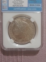 1851 Francia 5 frank