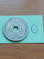 Belgium belgique 25 cemtimes 1920 copper-nickel, i. King Albert #p