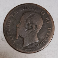 1862. Olaszország 5 Centesimi,  (372)