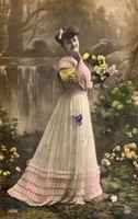 E - 058  Szépasszonyos üdvözlet  1908