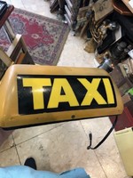 Taxi lamp, from the 90s, magnetic, retro, size 26 cm.