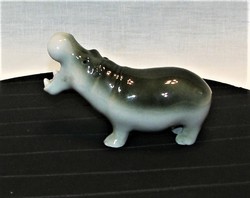 Hippopotamus - Rare Royal Dux Porcelain
