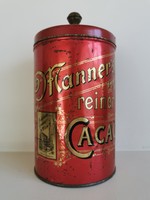 Manner's reiner cacao wien metal box 12x12x22 cm