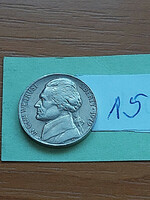 Usa 5 cents 1979 thomas jefferson, copper-nickel 15