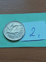 Barbados 10 cents 1980 bonaparte seagull, copper-nickel 2