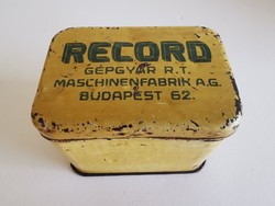 Record machine factory r.T. Metal box 10.5x7.5x8 cm