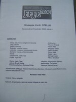 Verdi Otello szövegkönyv  2008
