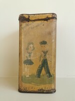 Lots of sugar for sports and studying! National sugar company metal box 9x9x20 cm