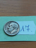 Usa 10 cent dime 1985 / p, franklin d. Roosevelt, copper-nickel 17