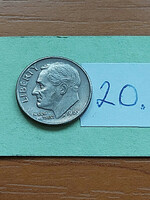Usa 10 cent dime 1965 franklin d. Roosevelt, copper-nickel 20